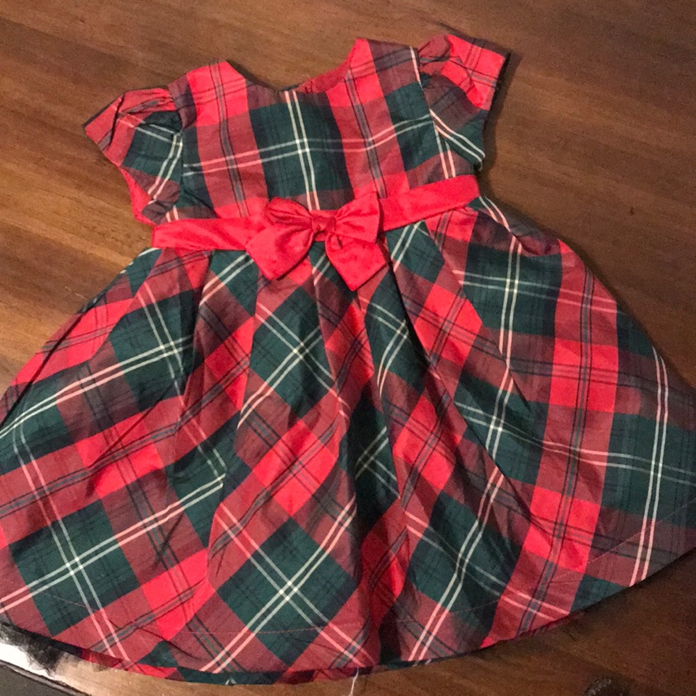 George 12 Month Girls Plaid Dress